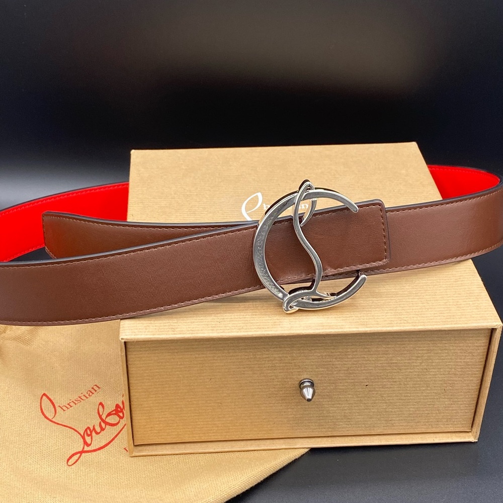 Christian Louboutin CL Logo belt